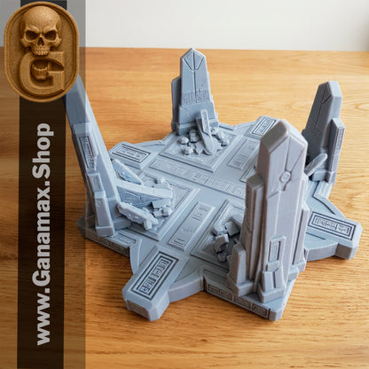 Nexus des Âmes Fracturées – Décor sci-fi pour wargame et diorama