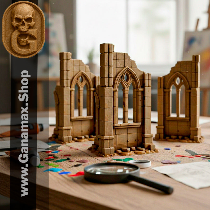 Ruine Gothique 02 – Décor immersif pour wargames et jeux de rôle (précommande)