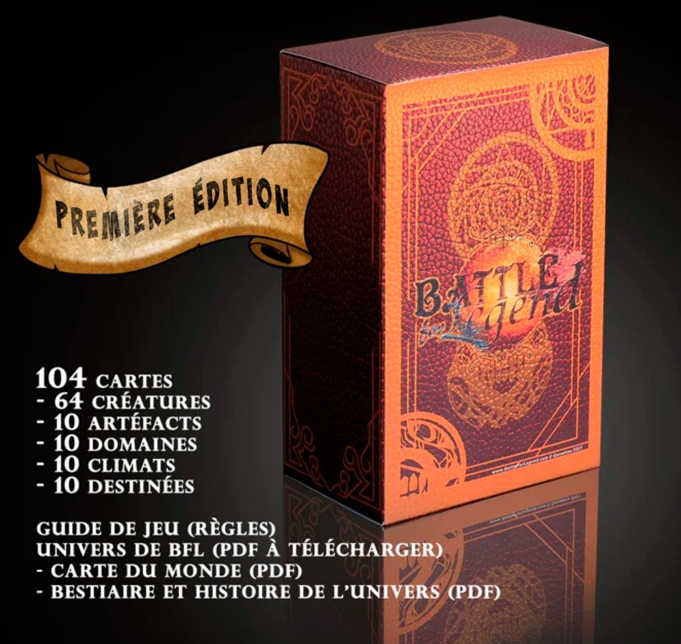 Jeu Battle for Legend - Première Édition