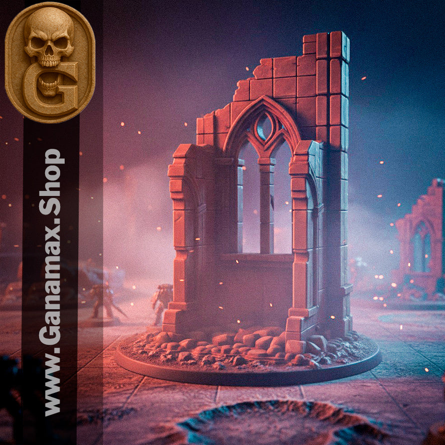 Ruine Gothique 02 – Décor immersif pour wargames et jeux de rôle (précommande)
