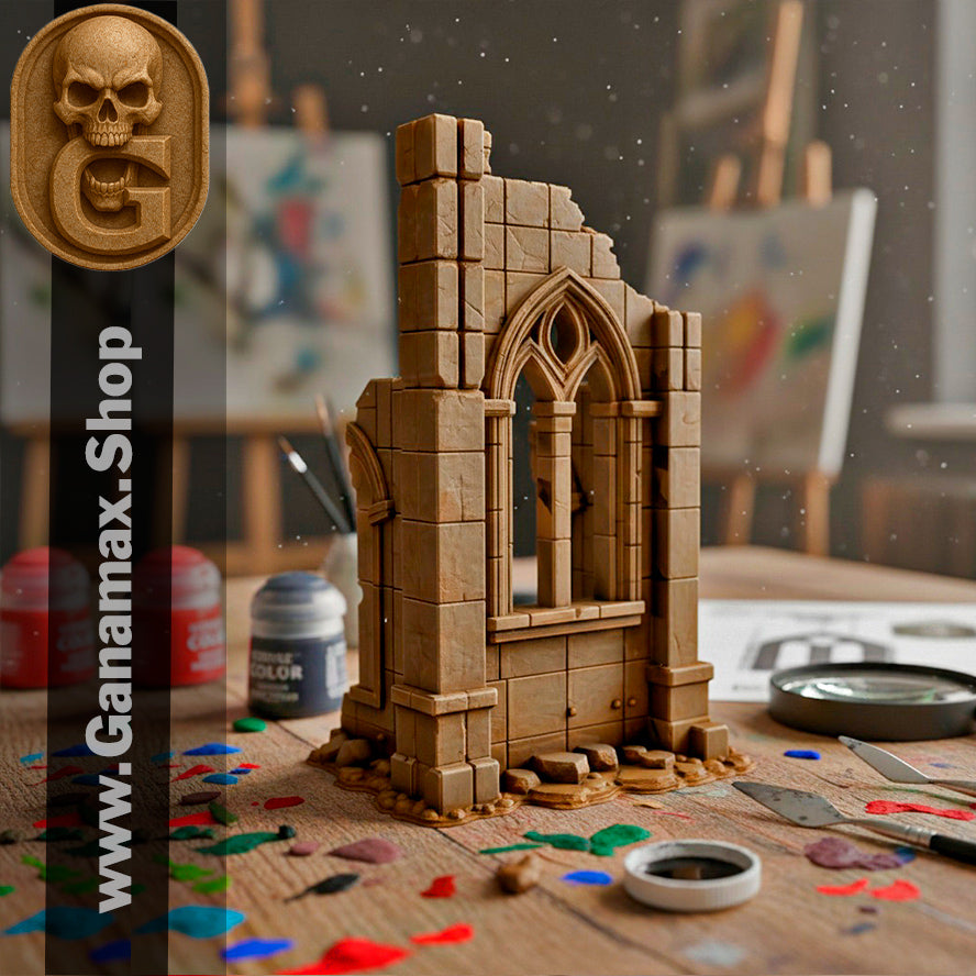 Ruine Gothique 02 – Décor immersif pour wargames et jeux de rôle (précommande)