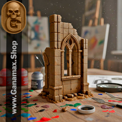 Ruine Gothique 02 – Décor immersif pour wargames et jeux de rôle (précommande)
