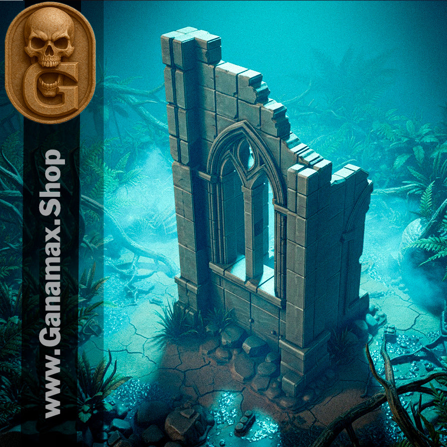 Ruine Gothique 02 – Décor immersif pour wargames et jeux de rôle (précommande)