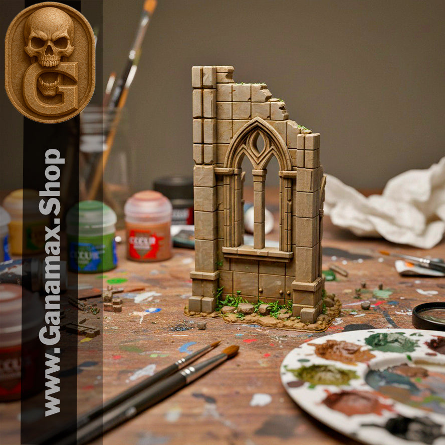 Ruine Gothique 02 – Décor immersif pour wargames et jeux de rôle (précommande)