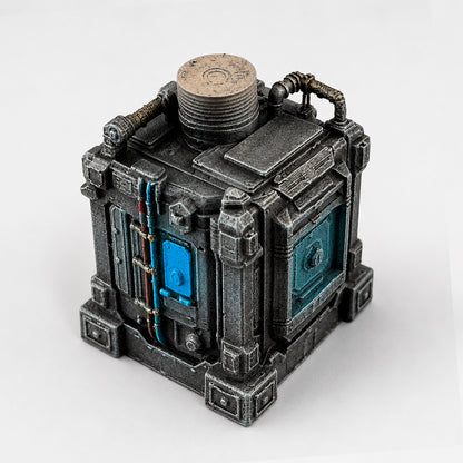 Générateur d'énergie sci-fi imprimé en 3D – décor wargame industriel Ganamax
