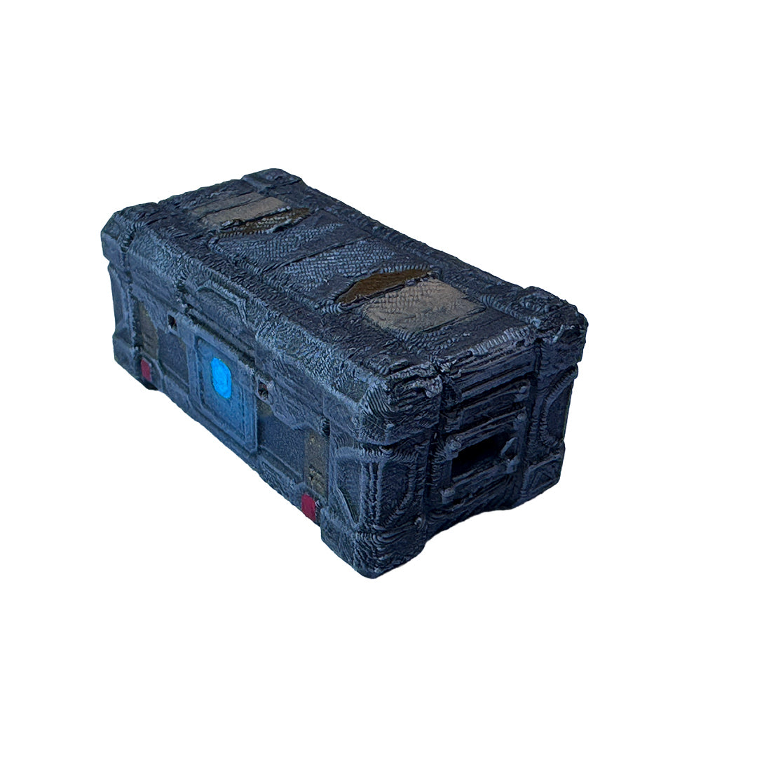 Caisse de Stockage Ganamax – Décor Sci-Fi pour Wargames & JDR