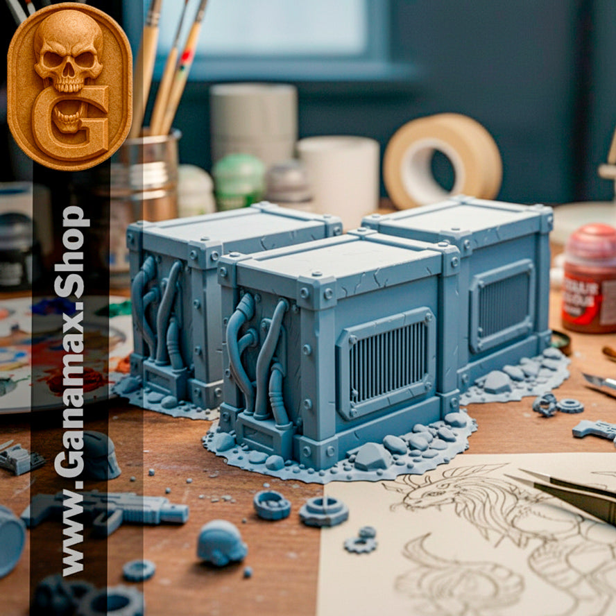 Générateur industriel sci-fi – Décor 3D immersif pour wargames et jeux de rôle (précommande)